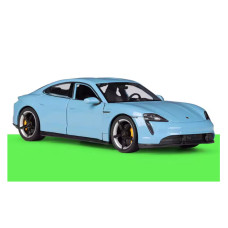 Porsche Taycan Turbo S Alloy Car Model Diecasts Metal Toy Sports Car Model High Simulation Collection Childrens Gifts - 1:24